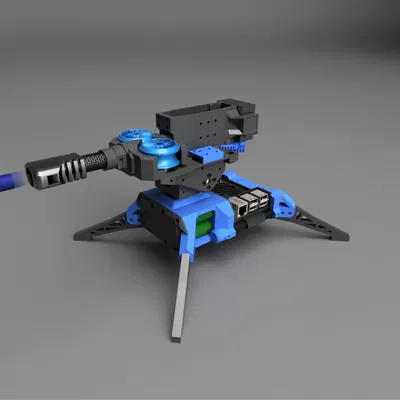 Tháp Pháo Bắn Nerf - Không Chổi Than - WiFi - Đang Phát Triển