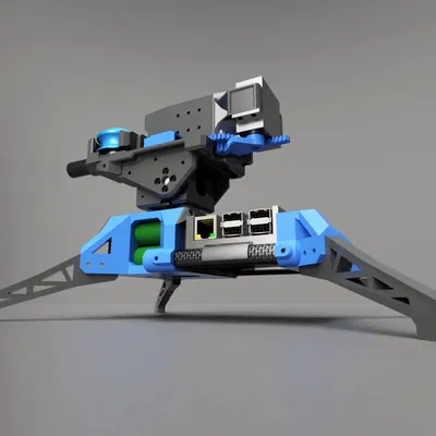 Tháp Pháo Bắn Nerf - Không Chổi Than - WiFi - Đang Phát Triển