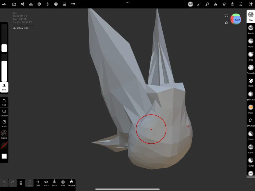 Chim Đầu Bằng Low Poly - Image 1