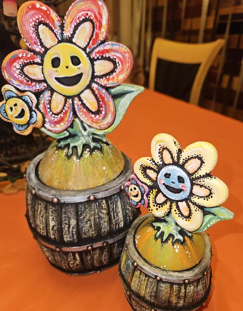 Thùng Hoa "Tricky Barrel" - Image 3