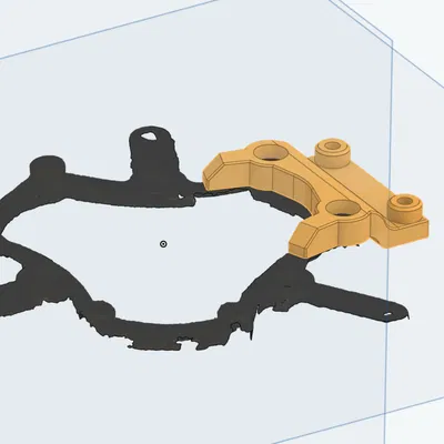 Giá đỡ Orbiter 2 và bộ mở rộng effector cho tấm effector Rostock 713maker