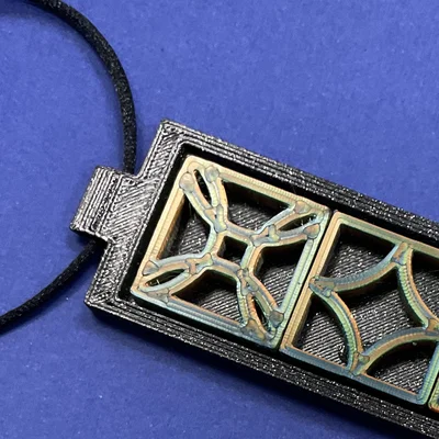 Móc Treo Mặt Dây Chuyền Khối Gió Remix