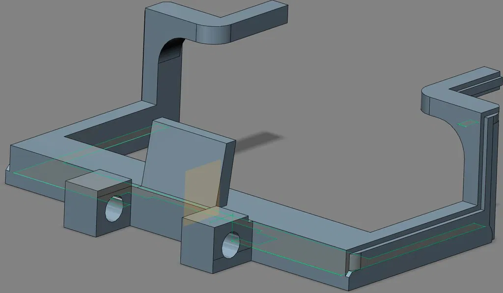 Giá đỡ quạt thổi tuabin không chổi than kiểu kẹp cho Printrbot - Image 3