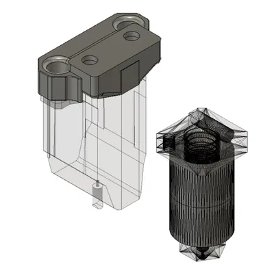 Giá đỡ Flsun v400 cho BIQU MicroProbe V2.0