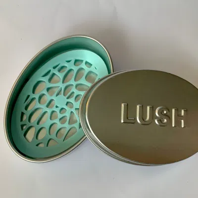 Khay thoát nước xanh tươi cho hộp xà phòng và dầu gội.