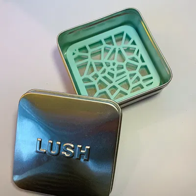 Khay thoát nước xanh tươi cho hộp xà phòng và dầu gội.