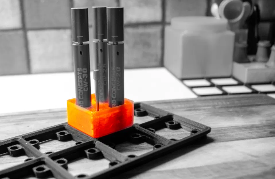 Hộp Đựng Jig Quấn Coil Gridfinity Cho Vaping - Image 1