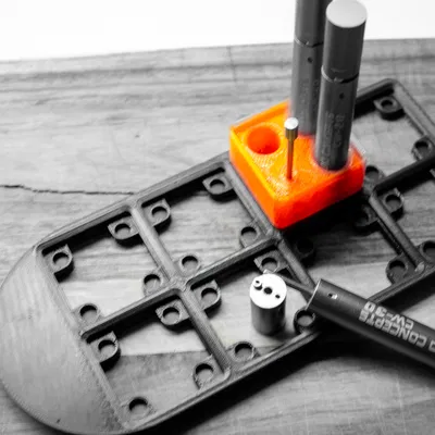 Hộp Đựng Jig Quấn Coil Gridfinity Cho Vaping