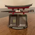 Mô Hình Trưng Bày Chén Nước Chấm Và Đũa Cổng Torii - Thumbnail 1