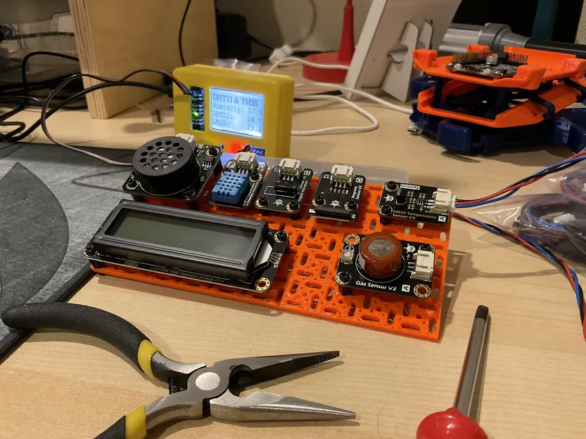 Khung Gắn PCB Lưới 0.1 inch Tùy Chỉnh - Image 1