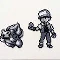 Sprite Pokemon Gen 1 Phong Cách Pixel - Thumbnail 1