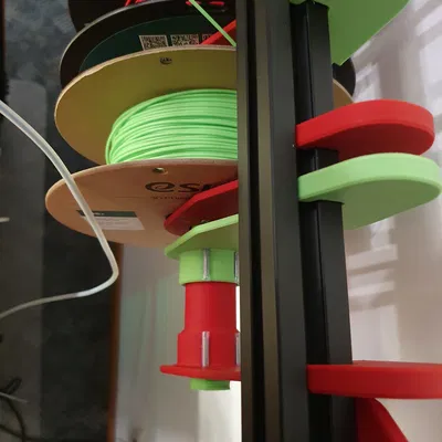 Giá đỡ cuộn dây dạng mô-đun, có thể thu vào cho profile 3030.