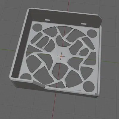 Chụp quạt Voronoi cho Prusa MK3s