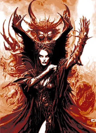 Mô Hình HueForge - Demon 02 - Image 1