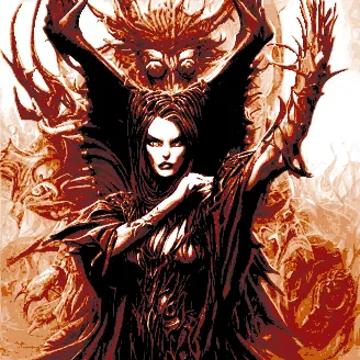 Mô Hình HueForge - Demon 02