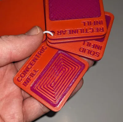 Móc khóa Mẫu Infill