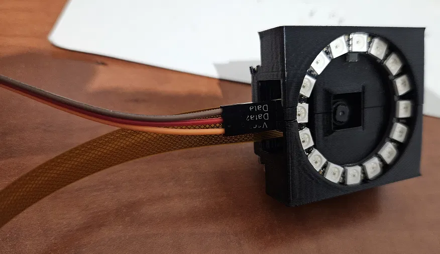 Vòng đèn Neopixel LED quanh camera RPi cho "arm" khớp nối - Image 1