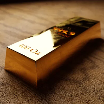 Thỏi Vàng - Mô Hình 3D Miễn Phí