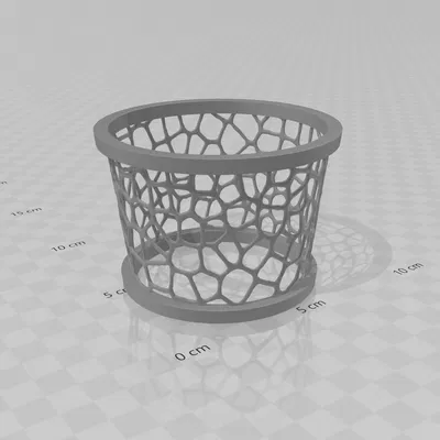 VoroZarf - Vỏ bọc ly cà phê kiểu Voronoi độc đáo