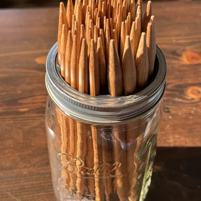 Nắp Hộp Đựng Kim Đan Hai Đầu Cho Lọ Mason