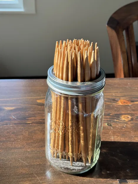 Nắp Hộp Đựng Kim Đan Hai Đầu Cho Lọ Mason - Image 2