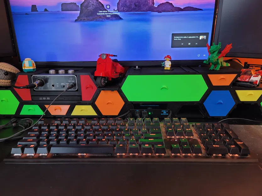 Ngăn kéo module lục giác sâu 150mm - V2 - Thêm tấm lót bên trong - Image 1