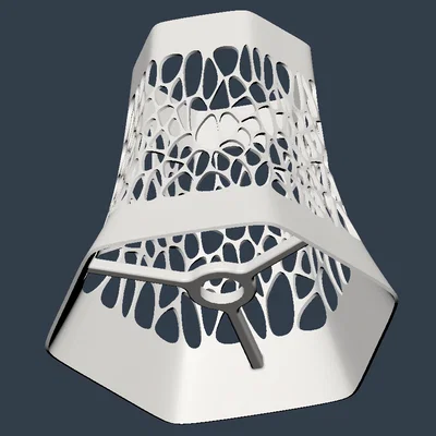 Chao Đèn Lục Giác Cổ Điển với Ống Đựng 28mm