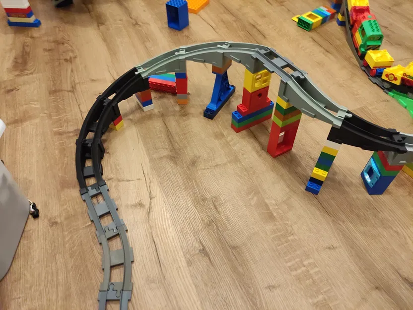 Đường Ray Tàu Hỏa Lego Duplo Tương Thích - Image 1