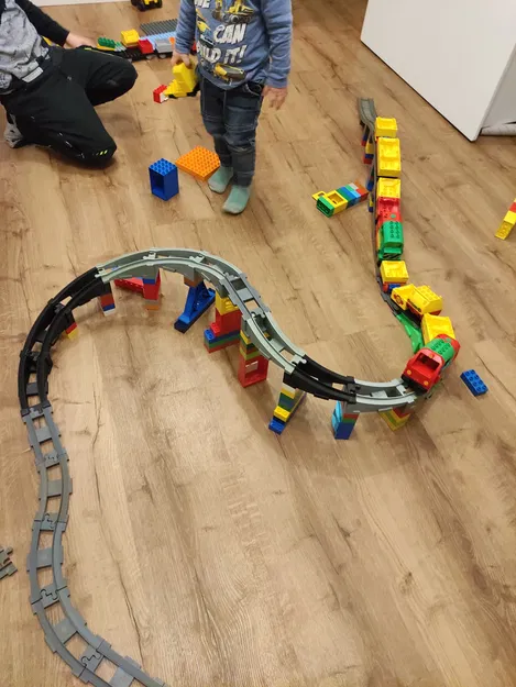 Đường Ray Tàu Hỏa Lego Duplo Tương Thích - Image 2