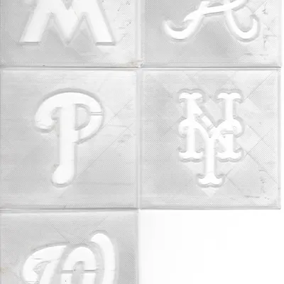 Khuôn vẽ logo các đội MLB