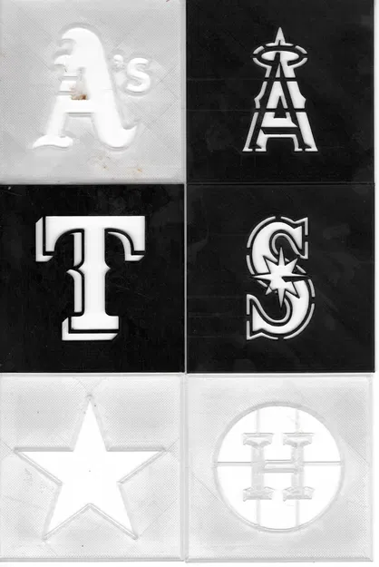 Khuôn vẽ logo các đội MLB - Image 6