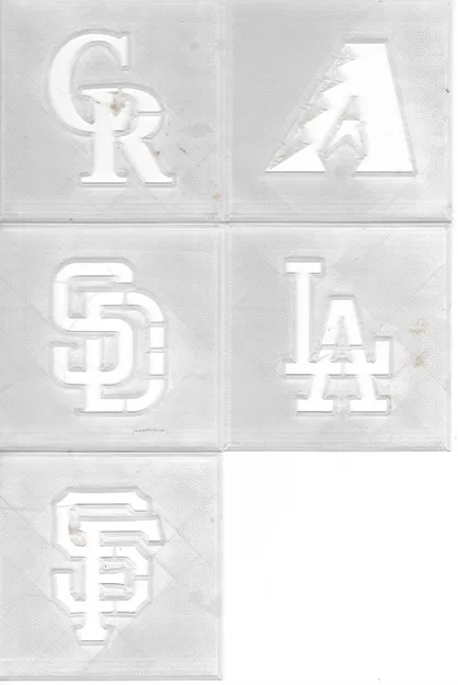 Khuôn vẽ logo các đội MLB - Image 7
