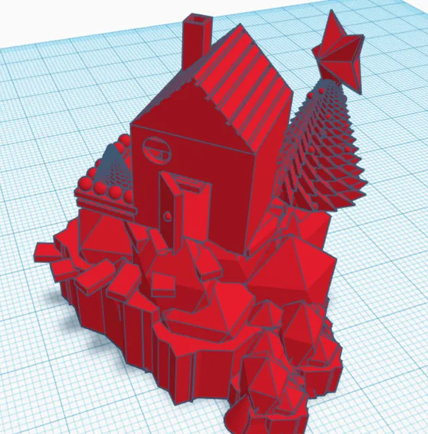 Ngôi nhà có cây thông Noel - Image 1