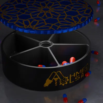 Hộp Đựng Thuốc Có Nắp Vặn