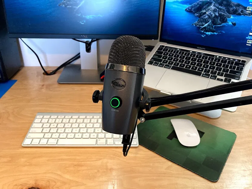Ngàm Gắn Mic Blue Yeti Nano Lên Boom Arm MK1 - Image 1