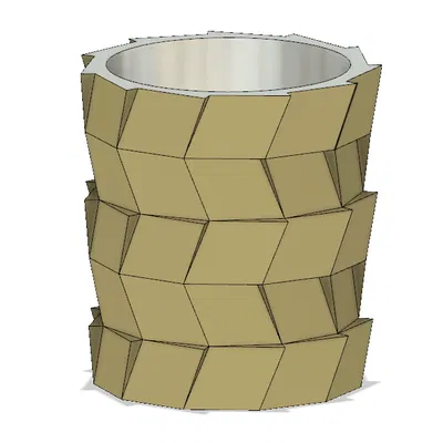 Chậu Hoa Hình Học