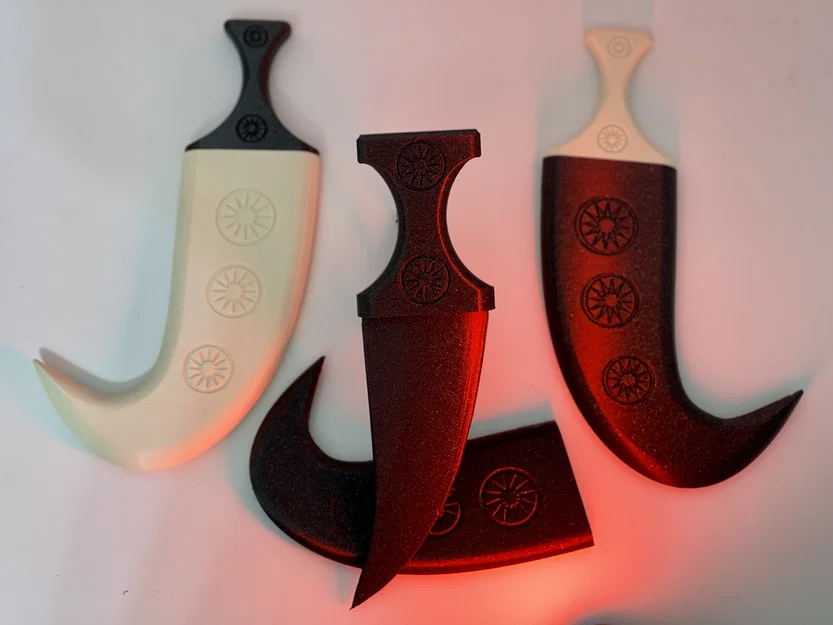 Dao Găm Jambiya Truyền Thống Tay Cầm Rộng - Image 2