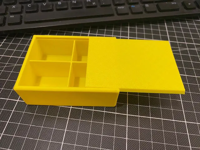 Hộp có nắp ghép đuôi én và 4 ngăn (có thể thay đổi tỉ lệ) - Image 2