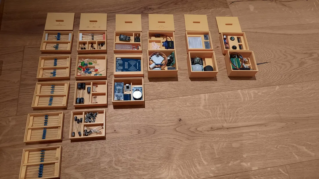 Hộp Đựng/Hệ Thống Sắp Xếp Bộ Kit Arduino (Mizuei MA 17) - Image 1