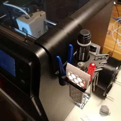 Khay đựng đồ nghề cho Flashforge Adventurer 5M Pro (Có khe cho 1/2/3 đầu phun)