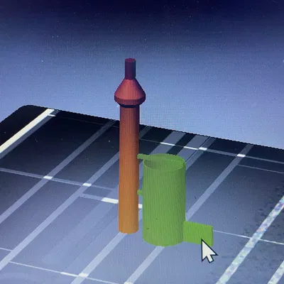 Dụng cụ in - Bộ ổn định bản in, chân đế bàn in đơn giản kiểu "Dalek"