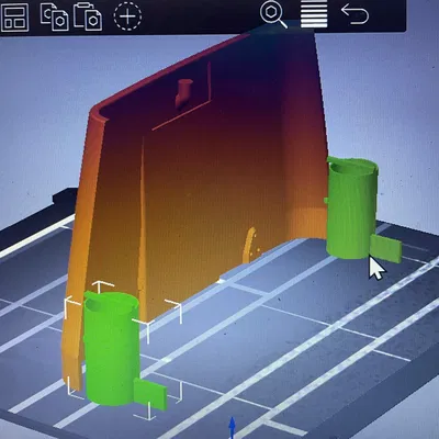 Dụng cụ in - Bộ ổn định bản in, chân đế bàn in đơn giản kiểu "Dalek"