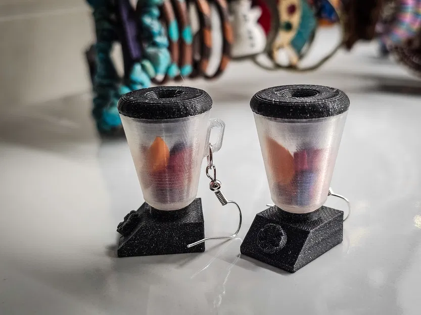 Bông Tai Máy Xay Sinh Tố Trái Cây - Image 1