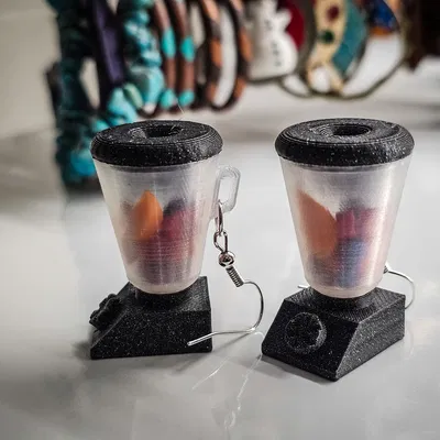 Bông Tai Máy Xay Sinh Tố Trái Cây