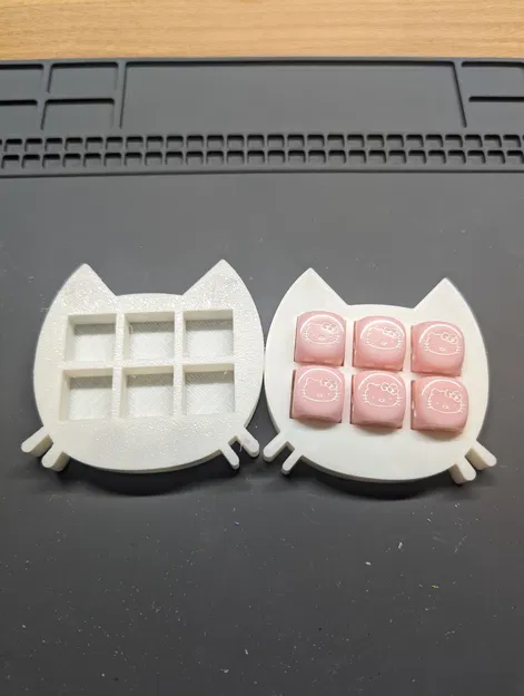 Khay đựng xúc xắc hình mèo (d6) - Image 2