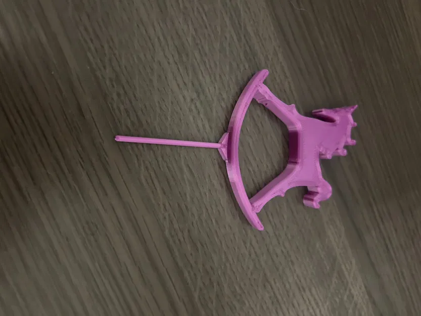 Mô Hình Ngựa Gỗ Trang Trí Bánh Kem - Image 1