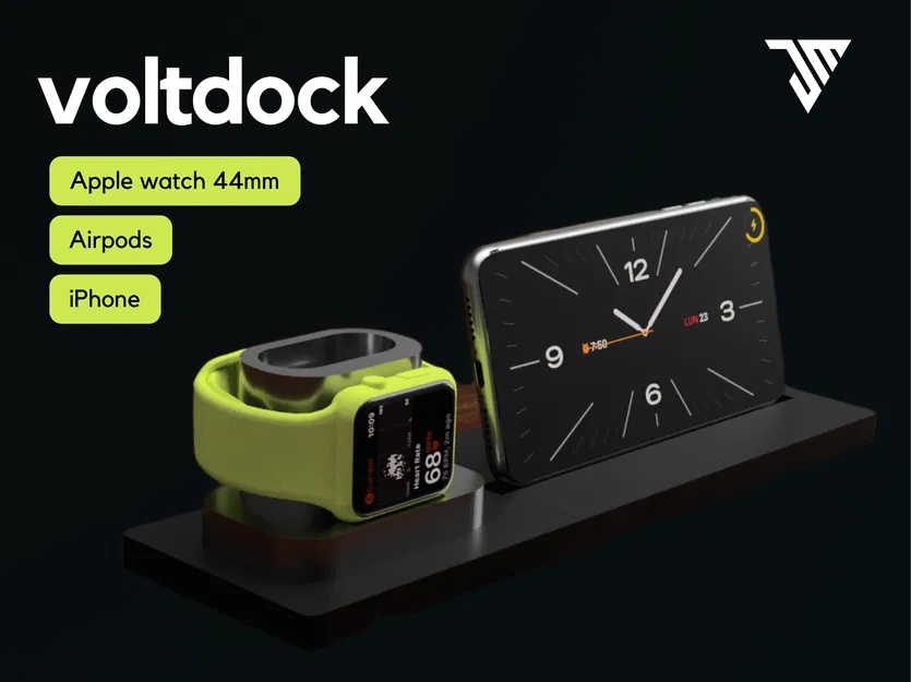 VoltDock | Đế sạc Apple | iPhone, Airpods, Apple Watch - Image 1