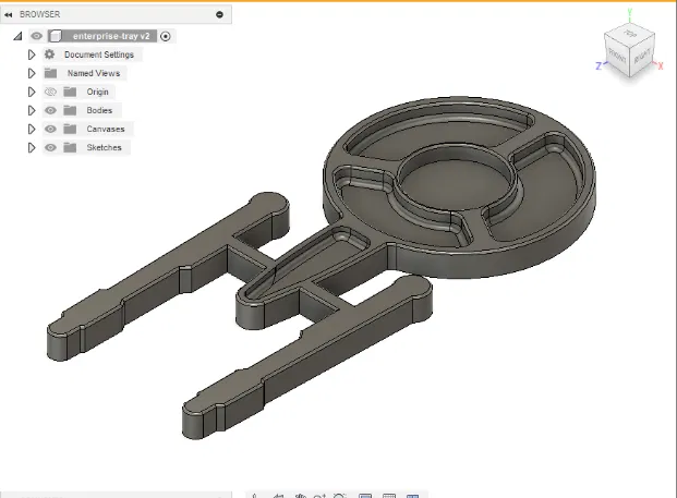 Khay Đựng Đồ Ăn USS Enterprise NCC-1701-C - Image 1