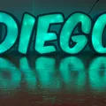 Đèn LED Tên DIEGO - Thumbnail 2