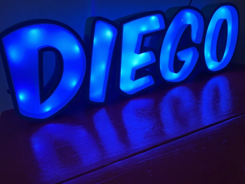 Đèn LED Tên DIEGO - Image 3
